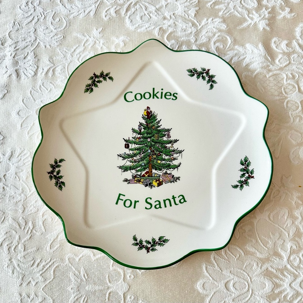 🎄 Spode Cookies for Santa Plate 🎄